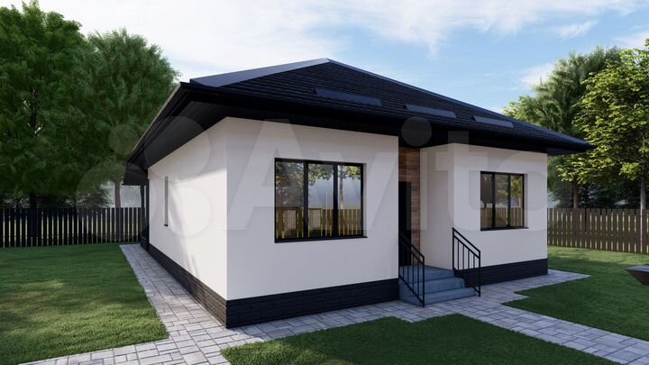 Дом 86 м² на участке 6,5 сот.