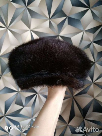 Меховая мужская кепка