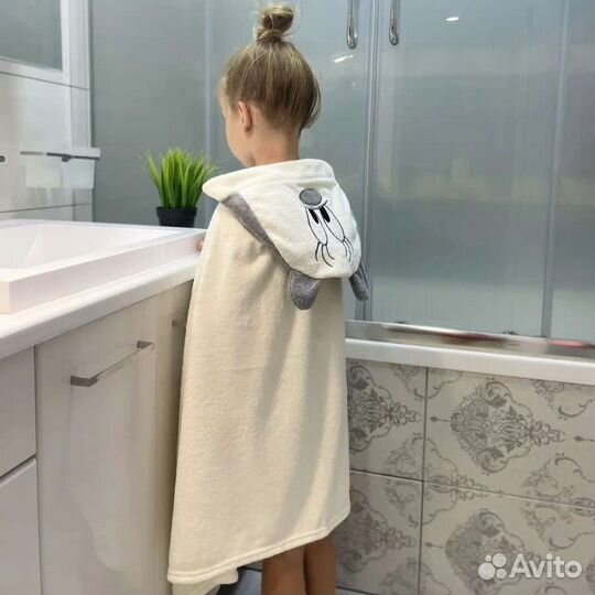 Детское полотенце пончо 70*140 