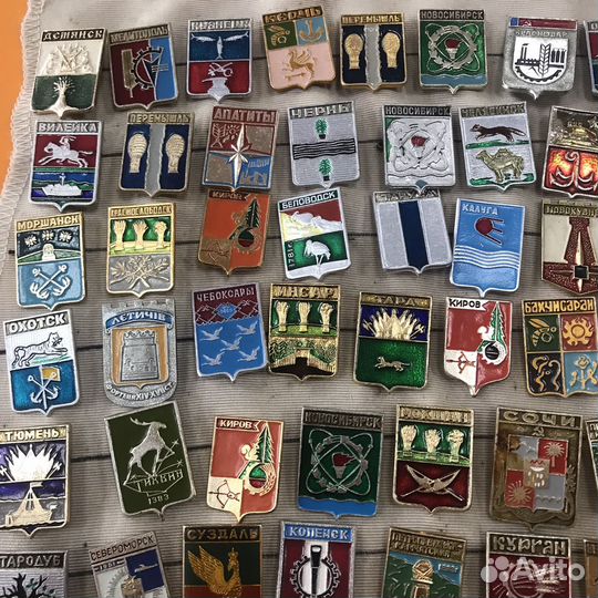 Значки Гербы городов и Гербы древних городов