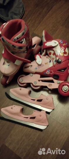 Коньки ролики 3 в 1