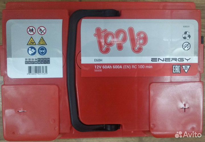 Акб 60 Ач Топла