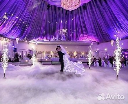 Генератор тяжелого дыма холодные фонтаны конфетти