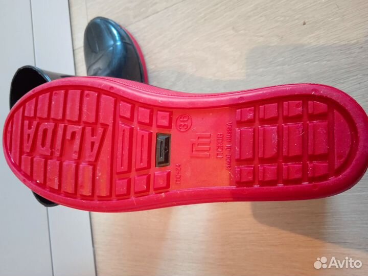 Полусапожки женские резиновые