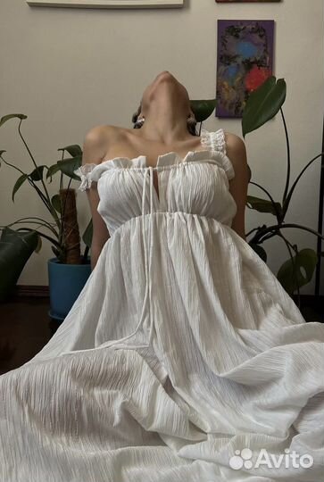 Платье в пол в винтажном стиле