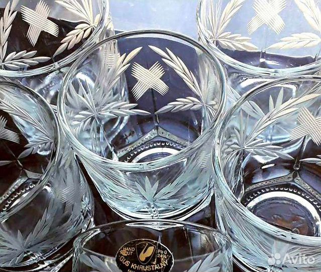 Бокалы 6шт. Гхз. Хрусталь