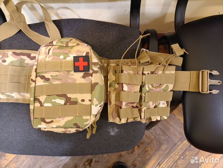 Боевой пояс, разгрузочный пояс с лямками