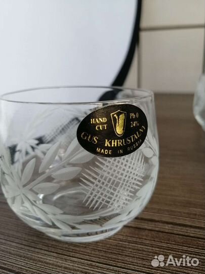 Хрустальные стопки Гусь Хрустальный СССР
