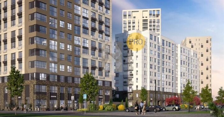 2-к. квартира, 64,8 м², 4/12 эт.