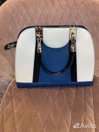 Сумка натуральная кожа Tosca BLU