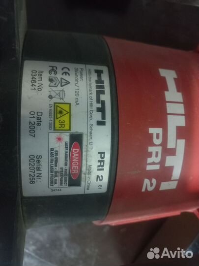 Лазерный ротационный нивелир hilti