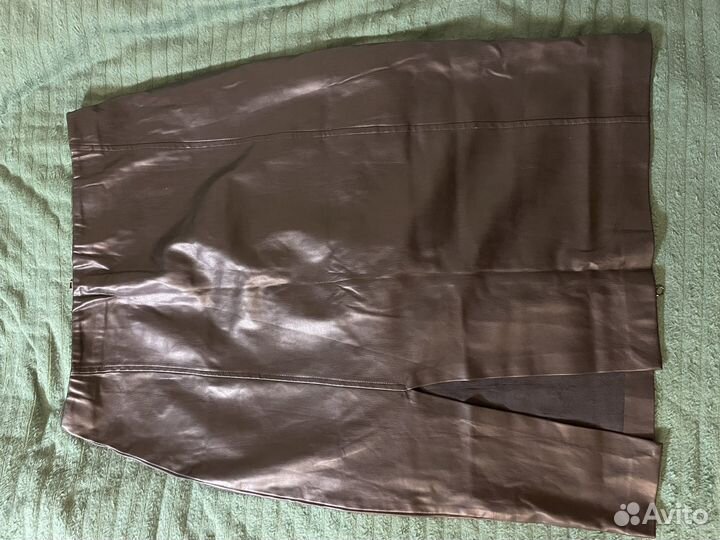 Кожаная юбка