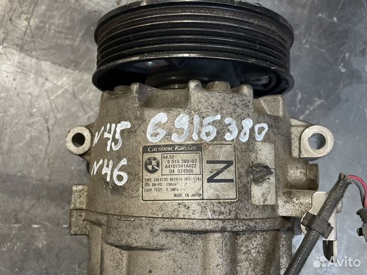 Компрессор кондиционера 9156821 bmw n45 n46