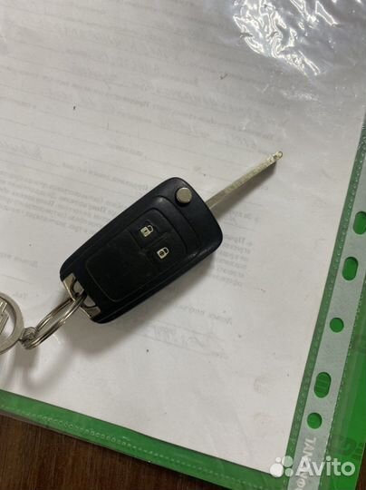 Chevrolet ключ зажигания