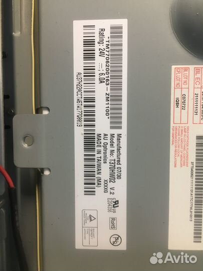 Телевизор samsung LE37M87BD в разбор на запчасти
