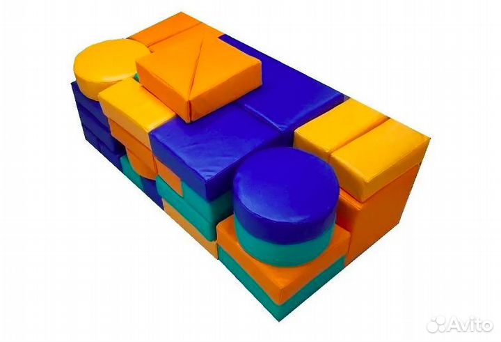 Детский конструктор «Юный строитель» - 40 фигур