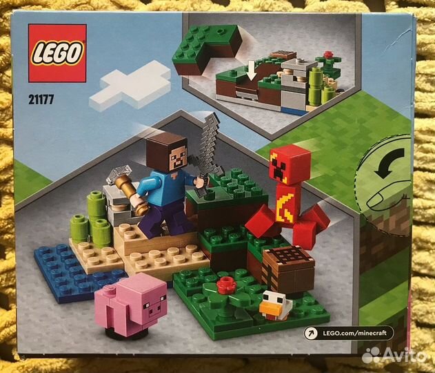 Набор lego Minecraft 21177 Засада Крипера