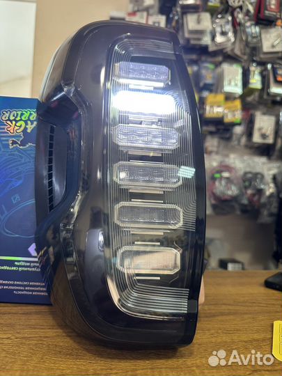 Задние фонари LED на Niva Travel трэвл тюнинг