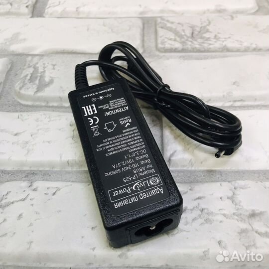 Блок питания 19v 2.37A Asus LP 525 штекер 3.0х1.1