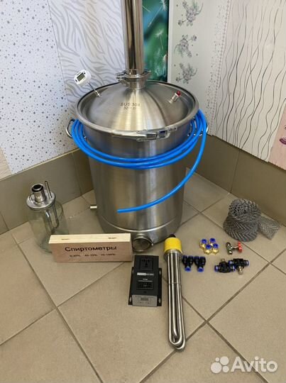 Самогонный аппарат 2 дюйма с кубом 36л комплект