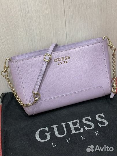 Сумка guess luxe (гесс) кожа