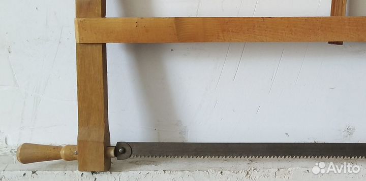 Пила лучковая деревянная СССР