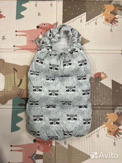 Зимний конверт в коляску