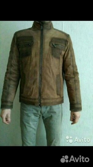 Дубленка натуральная мужская 50 52