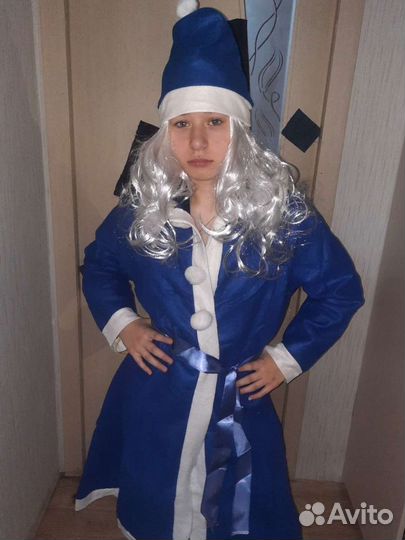 Костюм снегурочки подростковый