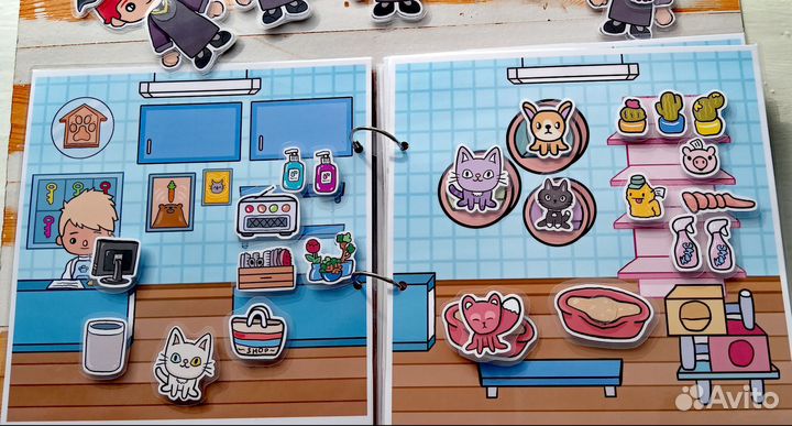 Тока Бока Гарри Поттер книжка на липучках