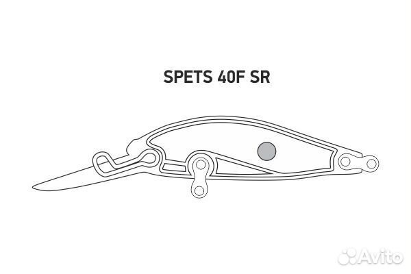 Воблер LureMax spets 40F SR-115 2,7г