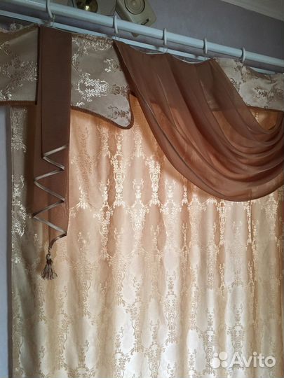 Ламбрекен+шторы