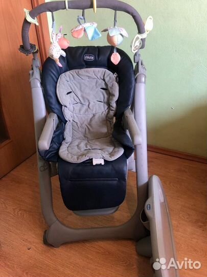 Стульчик для кормления chicco polly magic relax