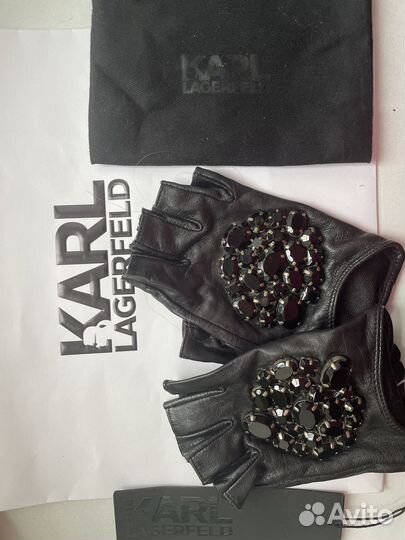 Перчатки Karl Lagerfeld оригинал, премиум качества
