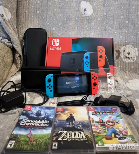 Nintendo Switch rev2 не прошитая