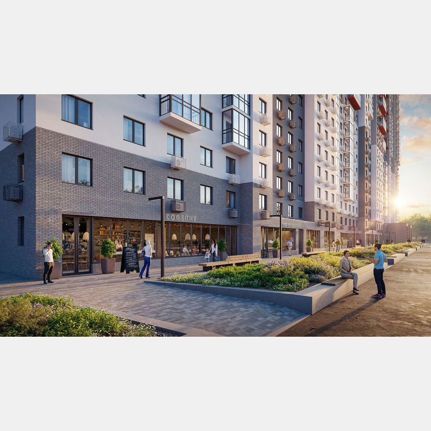 1-к. квартира, 33 м², 9/22 эт.