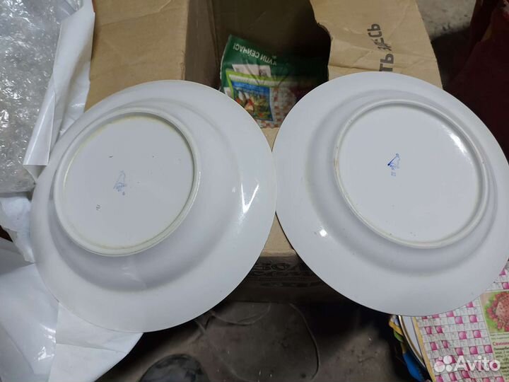 Тарелка декоративная дулево СССР