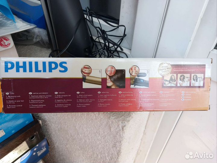 Щипцы для завивки волос philips