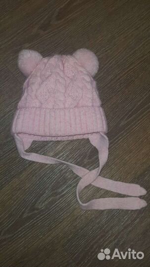 Шапка зимняя для девочки, р.50-54