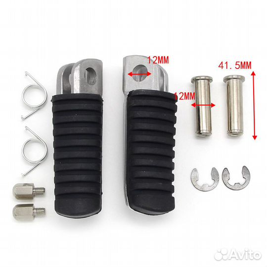 Подножки Kawasaki Z1000SX, ER-6, KLE 650, ZZR1200, ZX-9R, ZX-12R, versys, Ninja