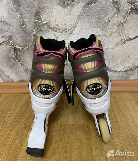 Ролики роликовые коньки раздвижные 34-37