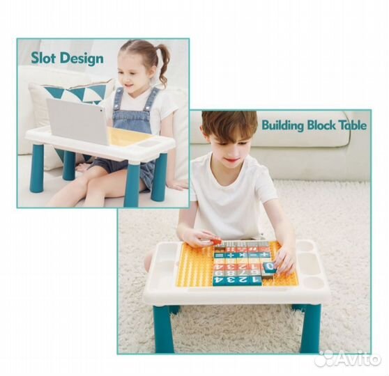 Стол для конструирования Sluban с блоками цифры