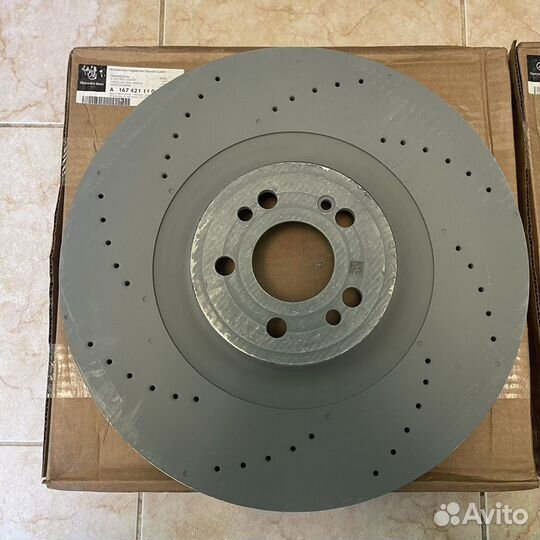 Оригинальные тормозные диски Mercedes V167 - 0107