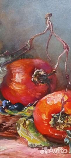 Картина Хурма, масло, холст 40х50см