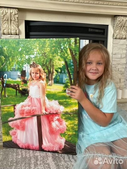 Портрет по фото на холсте