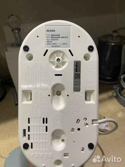 Пароварка блендер beaba babycook