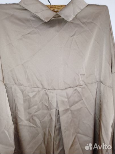 Атласная блуза