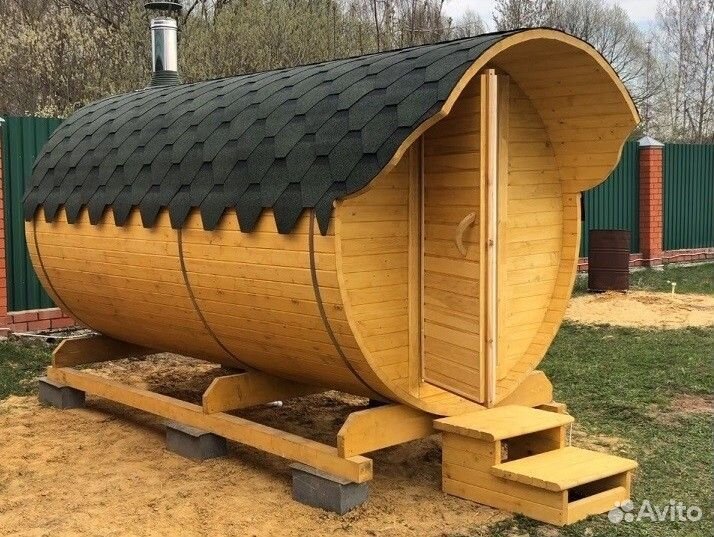 Баня бочка 3,5 метра под ключ Приволжск