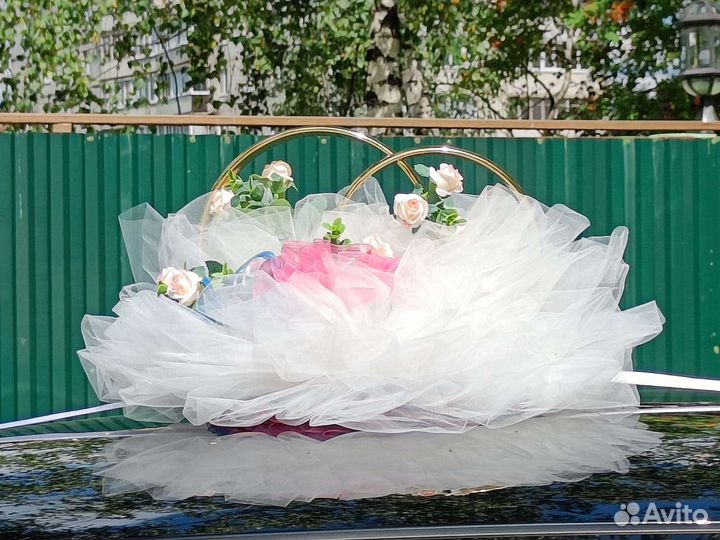 Сердце и кольца на магнитах(свадьба украшения)