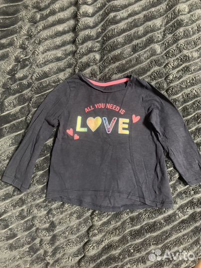 Футболка с длинным рукавом для девочки